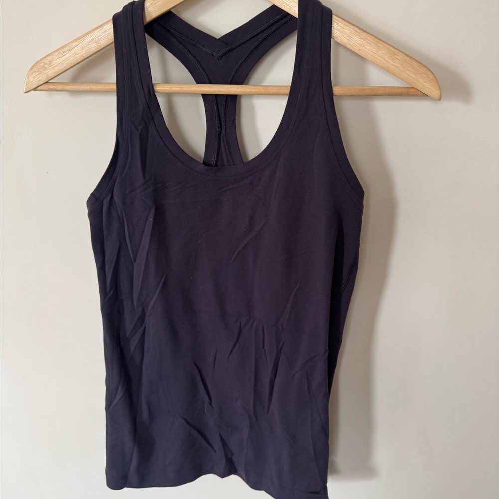 lululemon athletica Black Racerback Tank Top